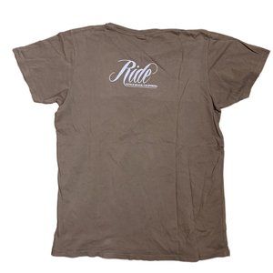 Represent Women's Brown and Gold Short Sleeve T-shirt